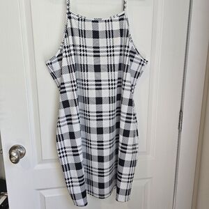 Black & White Plaid Tank